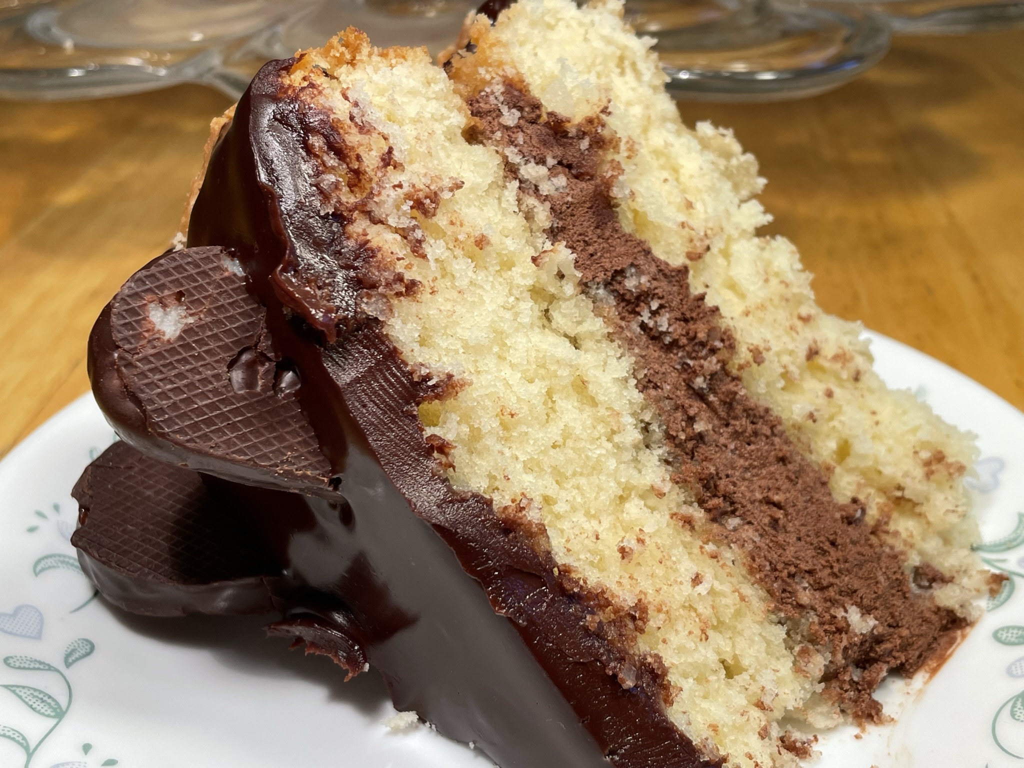 Mounds Coconut Cake with Dark Chocolate Ganache Bake It Your Way